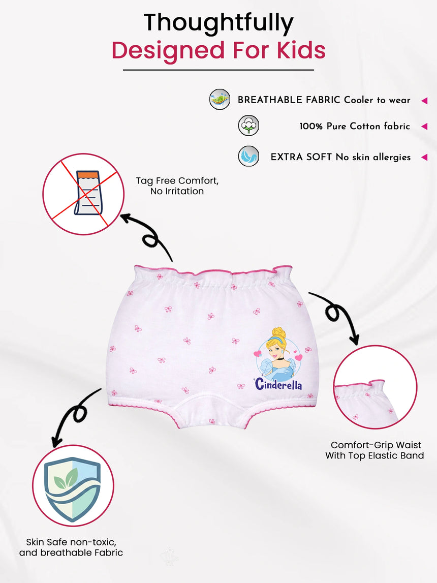 Girls Princess Bloomer Pack of 6 - Bodycare