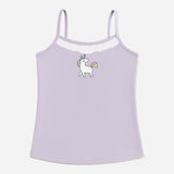 Girls 100% Cotton Vest Sleeveless Stretch Pack of 2 - Bodycare