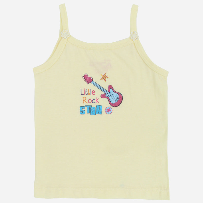 Girls Vest Dori Neck Sleeveless Pack of 6 - Bodycare