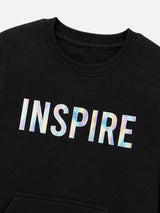 Girls Round Neck Full Sleeve Sweatshirt with Comfortable Everyday Styling for Casual Wear and Light Winter Use