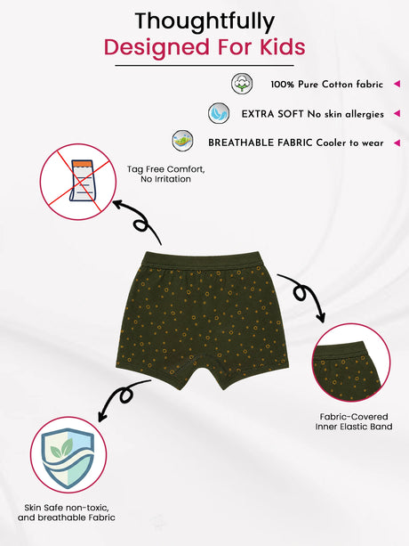 Girls Cotton Bloomer Lycra Waistband Pack of 6