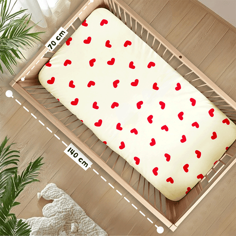 All Over Print Fitted Cot Sheet Pack of 2