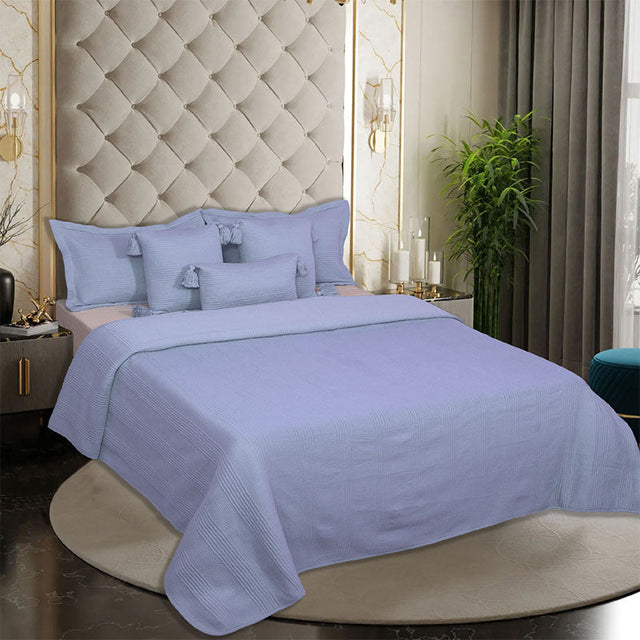 King Size Cotton Jersey Bedcover Camel Beige - Bodycare