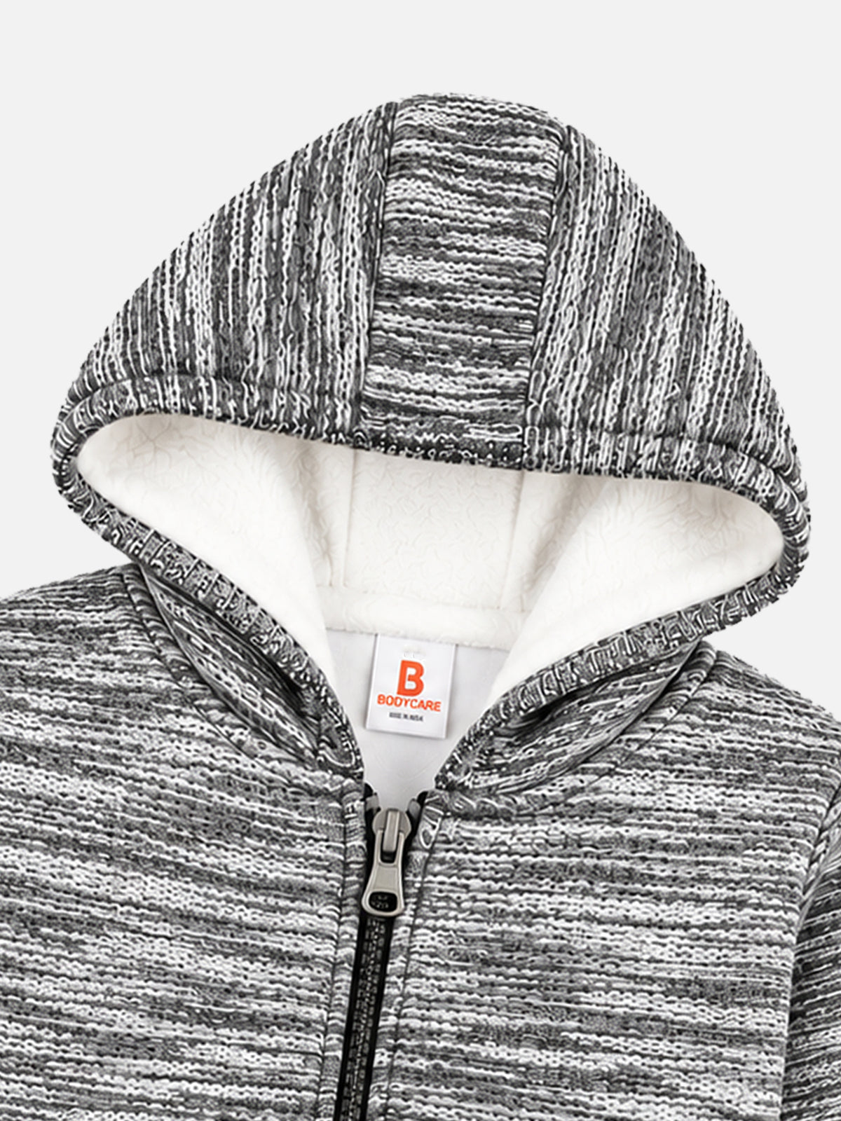 Boys Polyester Blend Hooded Full Sleeves Sweater with Comfortable Winter Wear Styling and Regular Use