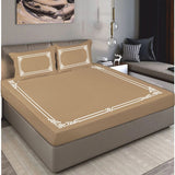 Bodycomfy 100% Cotton Hosiery King Size Fitted Bedsheet – Versache Classical Print