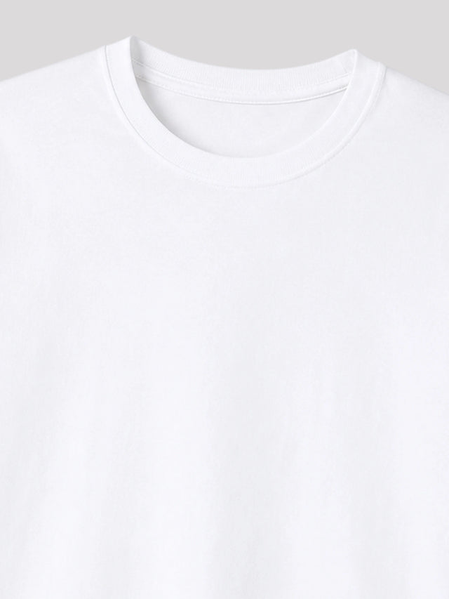 Boys Solid Round Neck Half Sleeves T-Shirt for Casual Wear, Easy Movement and Regular Wardrobe Use - Pack of 2