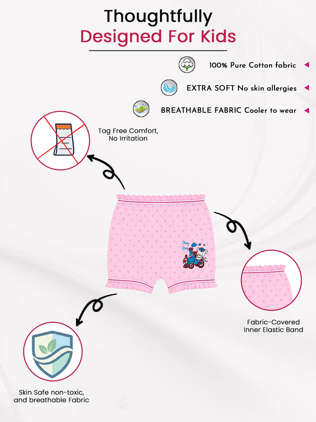 Unisex 100% Cotton Bloomer Pack of 6