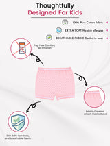 Girls Innerwear Bloomer with Comfortable Coverage for Easy Layering Under Dresses, Everyday Wear and Wardrobe Essentials - Pack of 3