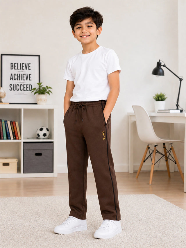 Boys Cotton Track Pant with Regular Fit for Casual Wear, Active Movement and Everyday Lounge Comfort