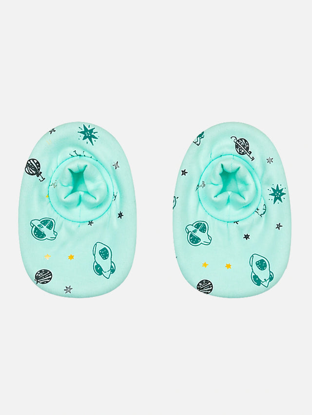Baby Booties for Everyday Baby Care, Gentle Foot Coverage and Regular Wardrobe Essentials - Pack of 3