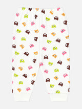 Unisex Baby Front Open Full Sleeves Thermal Set with Top and Bottom for Winter Comfort and Easy Dressing - Pack of 1