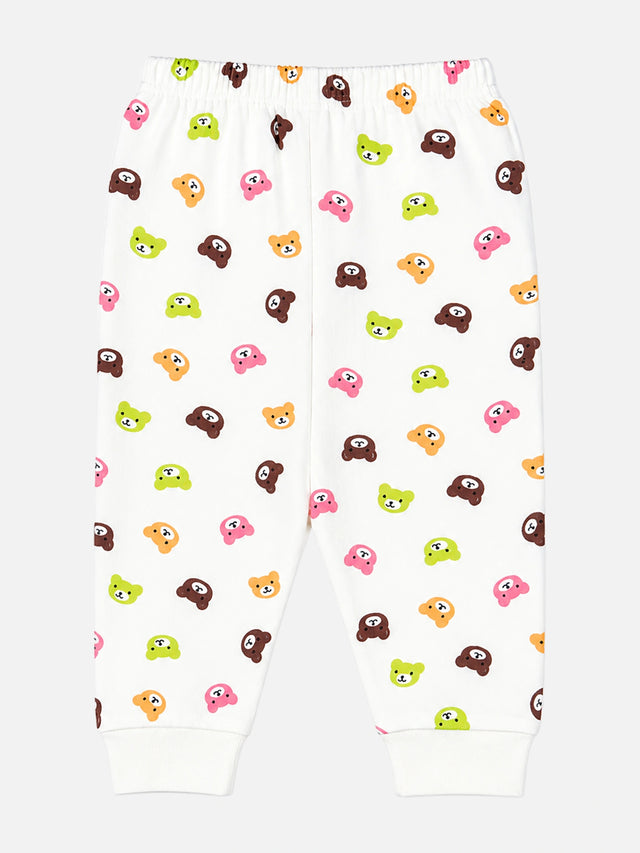Unisex Baby Front Open Full Sleeves Thermal Set with Top and Bottom for Winter Comfort and Easy Dressing - Pack of 1