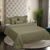 King Size Cotton Jersey Bedcover Camel Beige - Bodycare