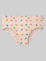 Girls Cotton Panty Underwear with Inner Elastic for Comfortable Daily Innerwear, Easy Wear and Smooth Movement - Pack of 3