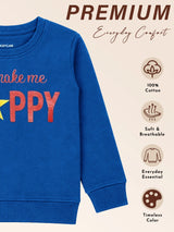 Baby Girls Round Neck Full Sleeves Sweatshirt for Casual Wear, Easy Movement and Everyday Wardrobe Comfort