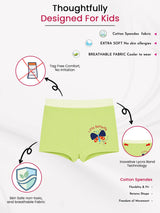 Girls Innerwear Boyshorts with Lycra Band for Comfortable Coverage, Easy Movement and Everyday Wardrobe Essentials - Pack of 2