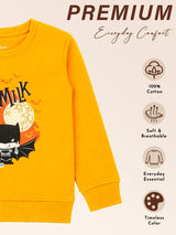 Baby Boys Printed Round Neck Full Sleeve Sweatshirt for Regular Casual Wear, Easy Comfort and Smart Everyday Styling