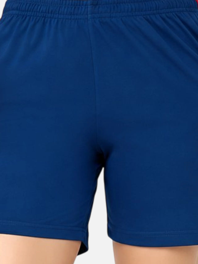 Women 100% Cotton Shorts with Side Pockets, Casual Regular Fit and Comfortable Everyday Styling Essentials
