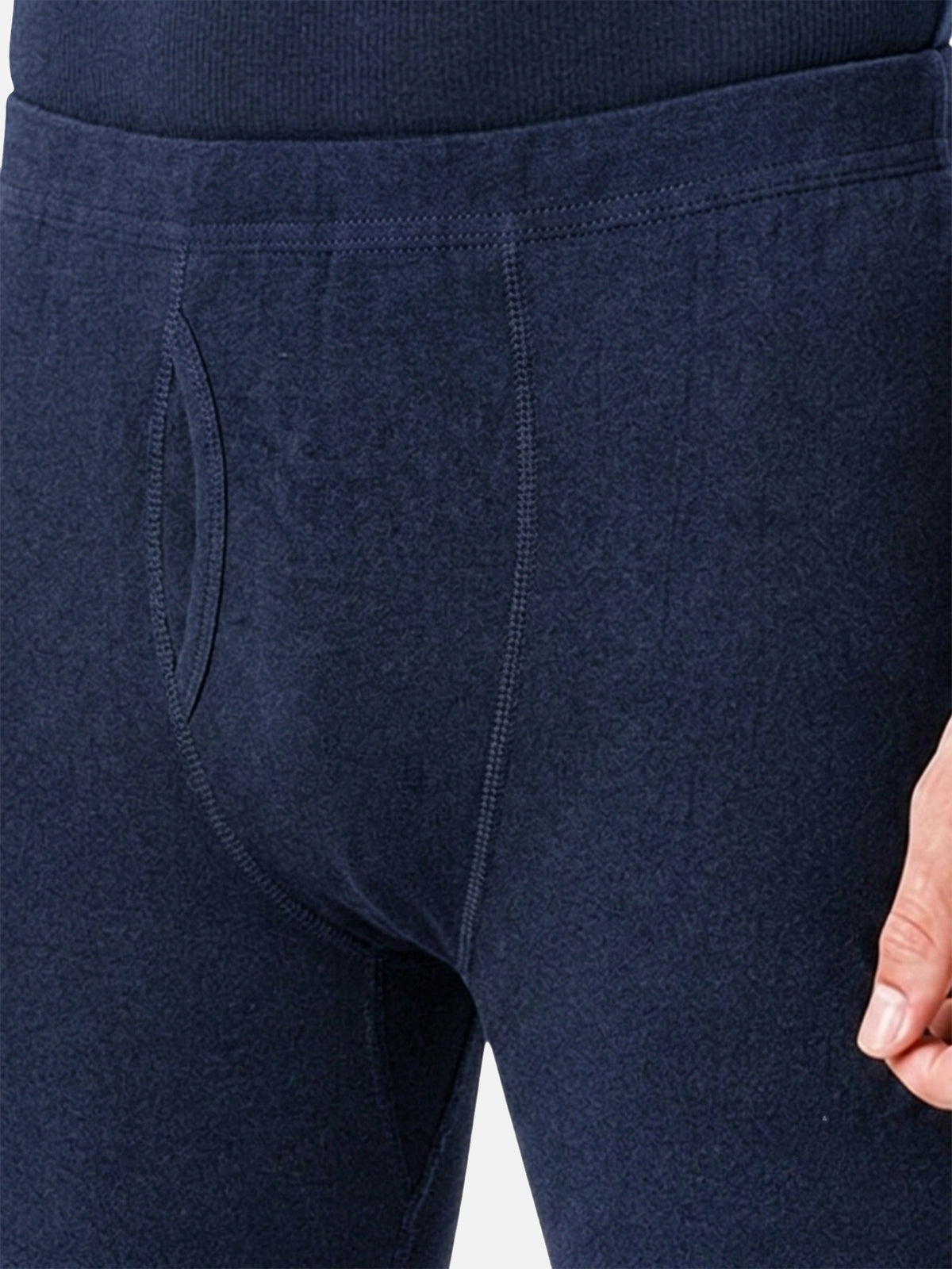 Men 100% Cotton Fleece Thermal Bottom for Winter Wear, Heat Retention and Cold-Weather Layering - Pack of 1