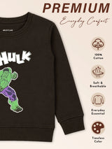 Baby Boys Avengers Round Neck Full Sleeve Sweatshirt for Casual Winter Styling, Everyday Comfort and Easy Movement