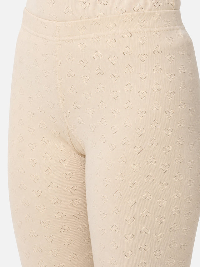 Women Regular Mid Rise Thermal Bottom for Winter Base Layering, Cold-Weather Comfort and Everyday Warm Innerwear - Pack of 1