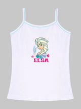 Girls Frozen Camisole Sleeveless Vest Innerwear for Comfortable Daily Wear, Easy Movement and Regular Use - Pack of 4