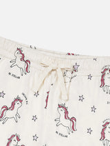 Baby Girls Interlock Cotton Track Pant with Regular Fit for Casual Wear, Jogger Comfort and Easy Movement