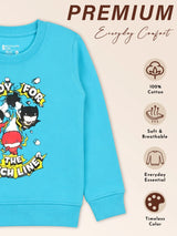 Baby Boys Printed Round Neck Full Sleeve Sweatshirt for Everyday Winter Wear, Casual Comfort and Easy Styling