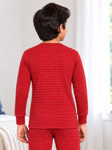 Unisex Antibacterial Thermal Top with Round Neck and Full Sleeves for Winter Base Layering and Cold-Weather Comfort