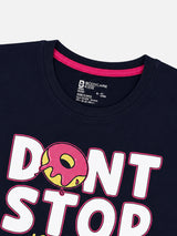 Baby Girls Round Neck Half Sleeve T-Shirt for Casual Wear, Easy Movement, Everyday Comfort and Regular Wardrobe Use