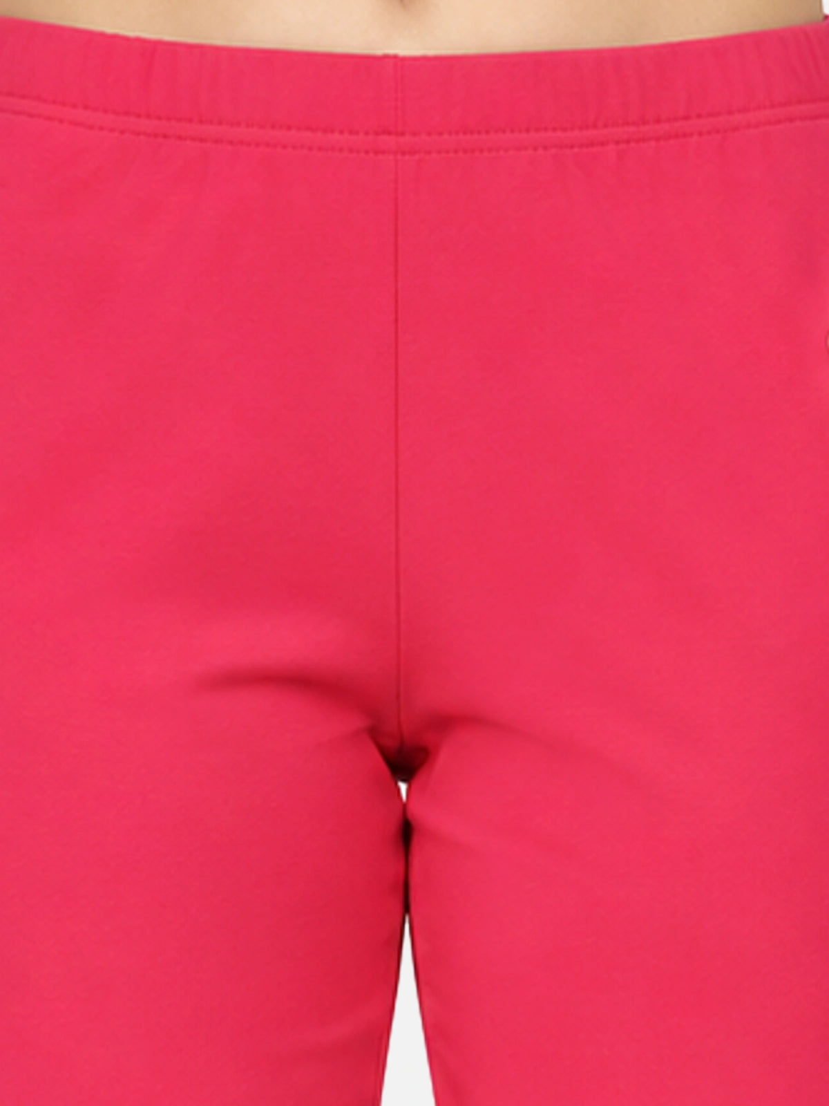 Women 100% Cotton Track Pant with Side Pockets and Solid Sports Jogger Styling for Workout, Gym and Active Wear