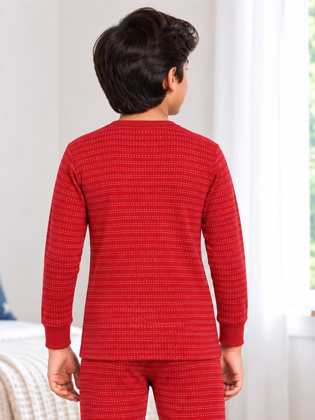 Unisex Antibacterial Round Neck Full Sleeve Thermal Top for Winter Innerwear Comfort and Warm Base Wear - Pack of 2