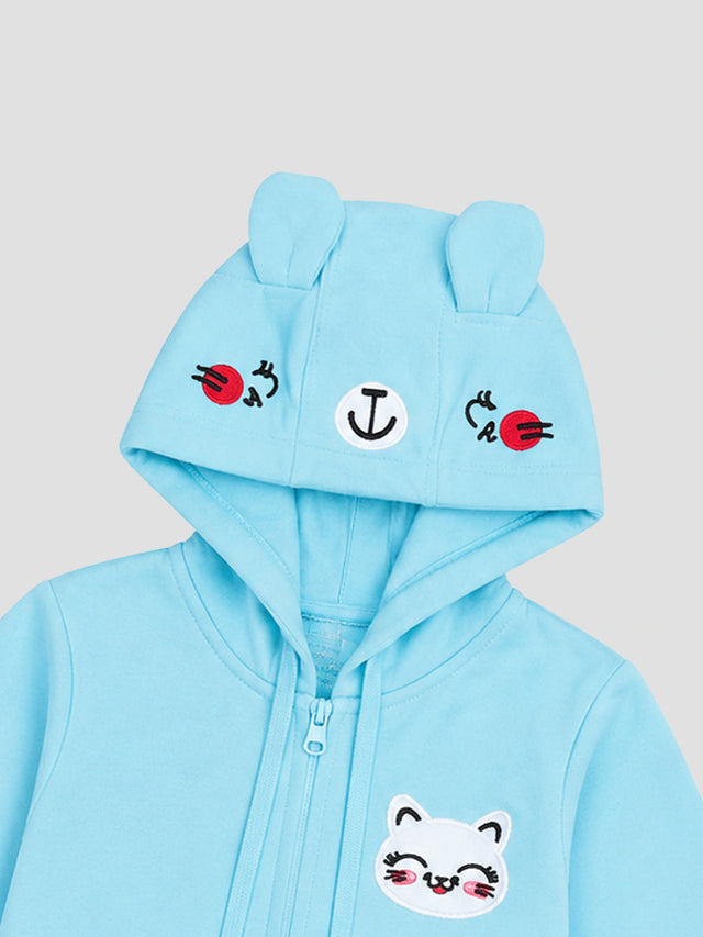 Baby Girls French Terry Sweatshirt for Casual Wear, Everyday Comfort, Easy Movement and Regular Wardrobe Use