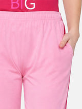 Women Cotton Track Pant with Side Pockets and Regular Fit Jogger Style for Active Casual Wear and Easy Movement