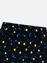 Girls 100% Cotton Printed Track Pant with Side Pockets and Regular Fit Jogger Styling for Comfortable Kids Activewear
