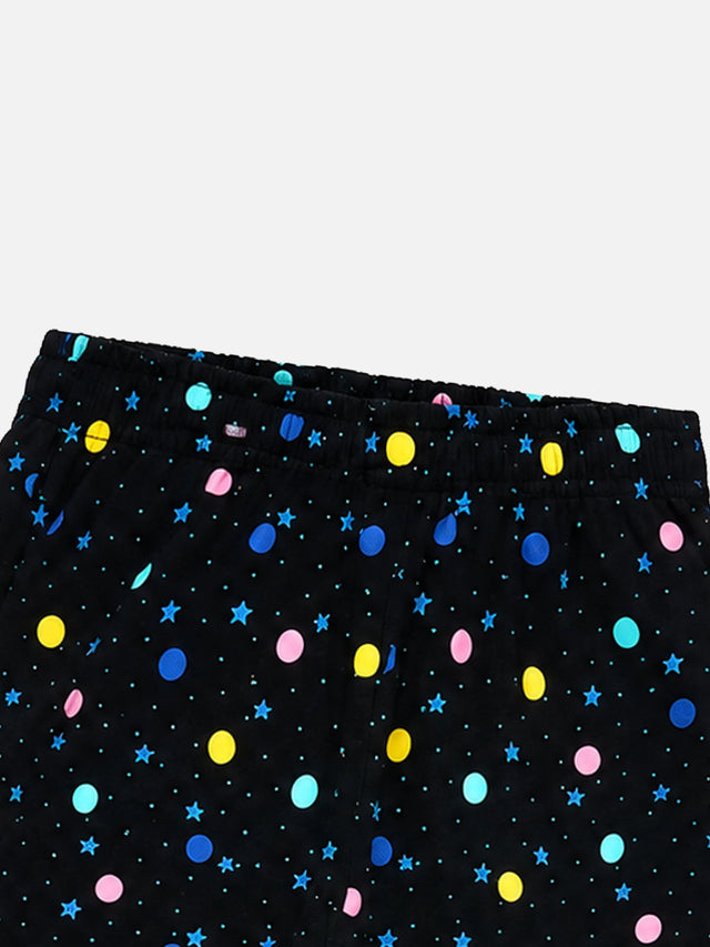 Girls 100% Cotton Printed Track Pant with Side Pockets and Regular Fit Jogger Styling for Comfortable Kids Activewear