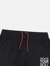 Boys French Terry Cotton Track Pant Regular Fit Joggers for Activewear, Playtime and Casual Comfort - Pack of 1