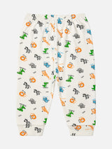 Unisex Baby Cotton Printed Top and Pyjama Set with Soft Comfort, Coordinated Nightwear Style and Everyday Ease