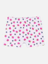 Girls Innerwear Boyshorts Cotton Spandex Printed Shorts with Lycra Band for Everyday Comfort and Easy Movement - Pack of 2