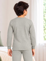 Unisex Antibacterial Round Neck Full Sleeve Thermal Top for Winter Innerwear Comfort and Warm Base Wear - Pack of 2