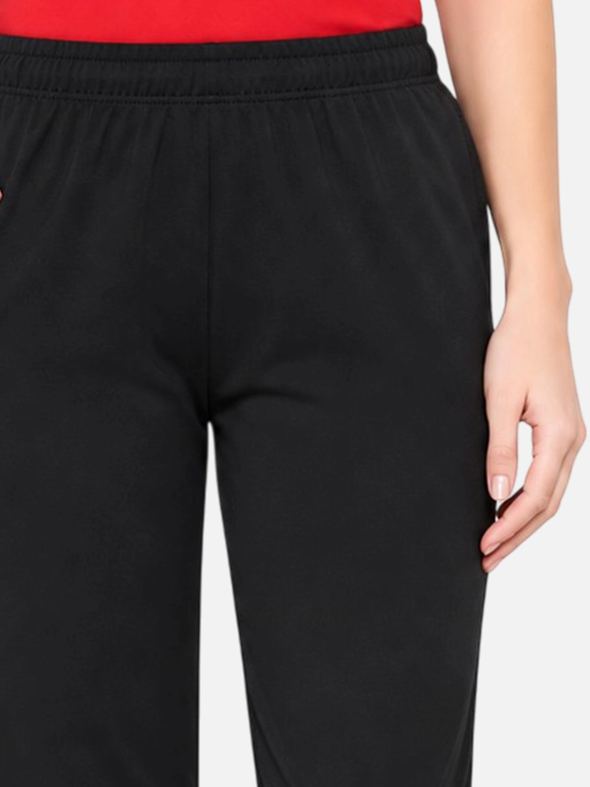 Women Cotton Track Pant with Side Pockets and Regular Fit Jogger Style for Active Casual Wear and Easy Movement