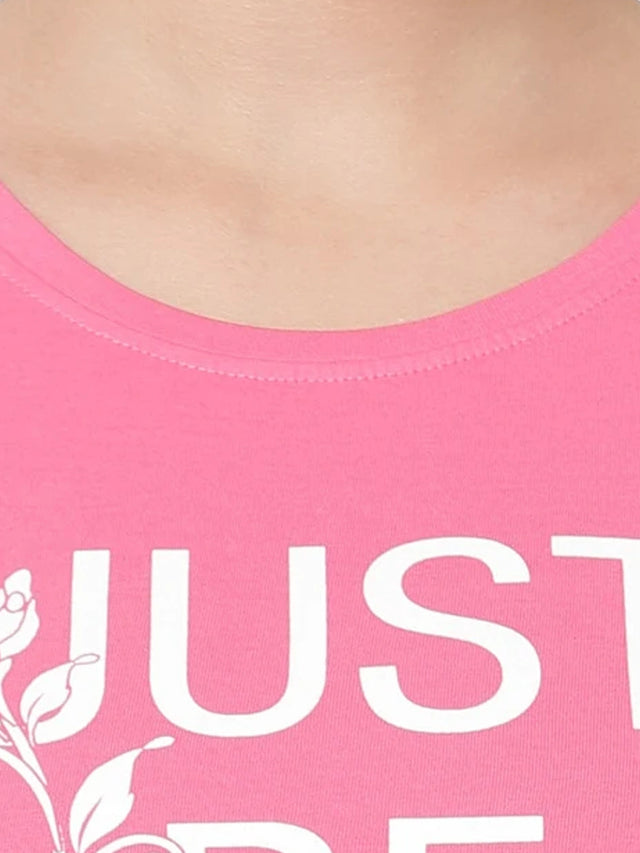 Women T-Shirt Round Neck Half Sleeves with Clean Casual Styling for Everyday Wear and Layering Comfort
