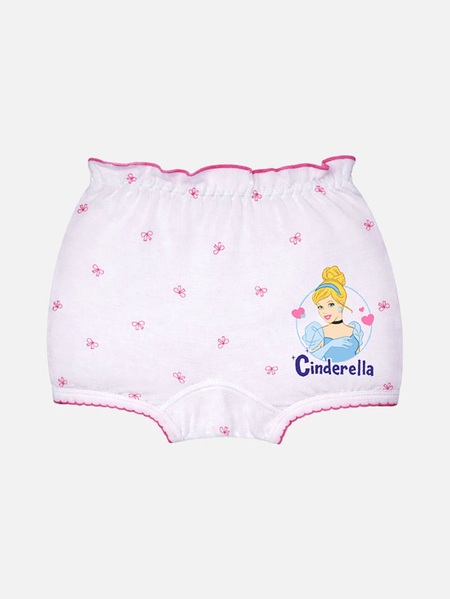 Girls Princess Bloomer Innerwear Bottom for Comfortable Daily Wear, Easy Movement and Regular Wardrobe Use - Pack of 6