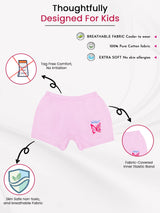 Girls Organic Cotton Boy shorts Pack of 3