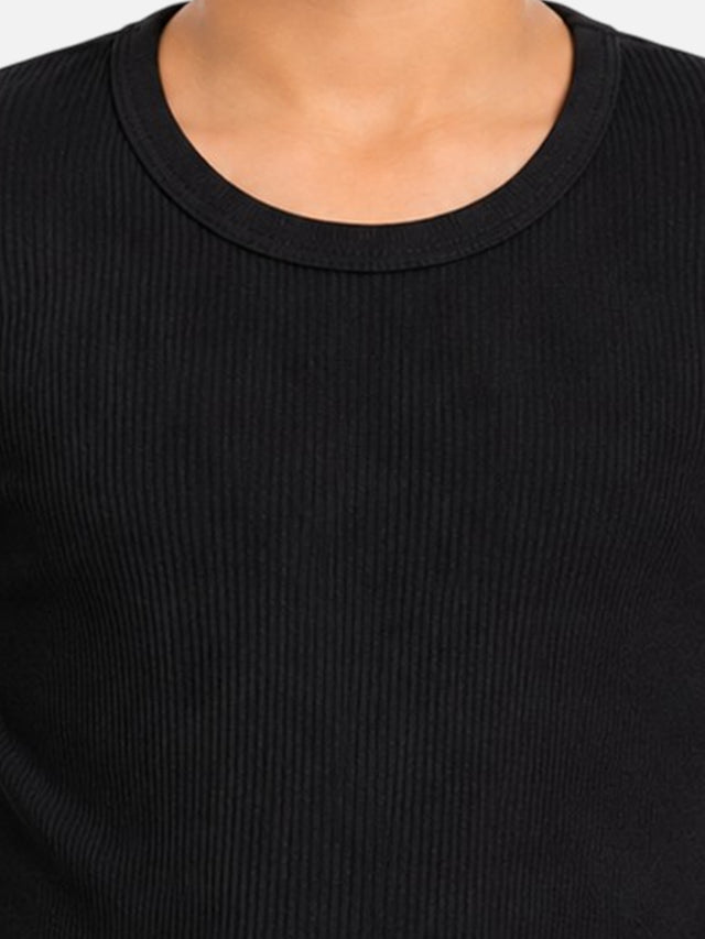 Boys Round Neck Full Sleeves Thermal Top for Winter Base Layering, Cold-Weather Comfort and Everyday Innerwear - Pack of 1
