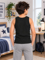 Unisex Round Neck Sleeveless Thermal Top for Warm Winter Wear, Easy Base Layering and Everyday Comfort - Pack of 1