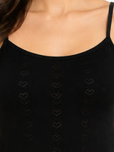 Women Round Neck Sleeveless Thermal Top for Winter Base Layering, Cold-Weather Comfort and Everyday Innerwear - Pack of 1