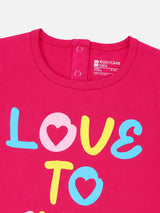 Baby Girls Cotton Round Neck Half Sleeve T-Shirt for Casual Wear, Easy Dressing and Everyday Wardrobe Use - Pack of 1
