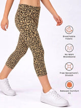 Girls 100% Cotton Printed Capri Bottom Wear for Easy Movement, Everyday Comfort and Regular Casual Outfits