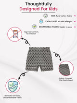Boys 100% Cotton Innerwear Trunk Inner Elastic for Everyday Innerwear Comfort, Secure Fit and Regular Use - Pack of 3